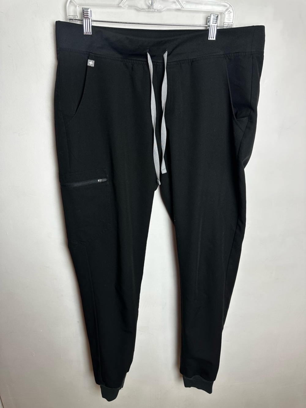 Figs Scrub Pants Technical Collection Zamora Joggers Black Unisex Large Tall LT - Picture 7 of 7
